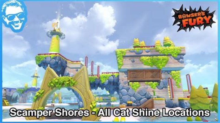 Bowser's Fury: Where to Find Every Cat Shine in Scamper Shores
