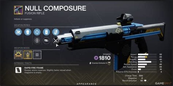 Destiny 2: How to Unlock the Null Composure Ritual Weapon