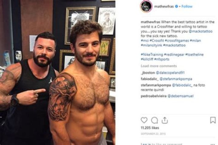 Here Are The Photos Of Mat Fraser’s Tattoos Along With Their Meaning