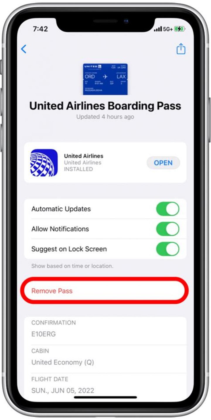 How to add a boarding pass to Apple Wallet
