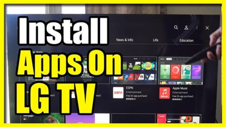 How to download apps on LG smart TV