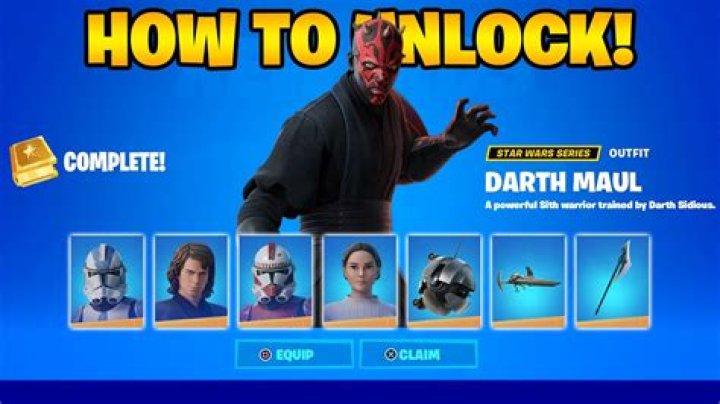 How to unlock Darth Maul in Fortnite