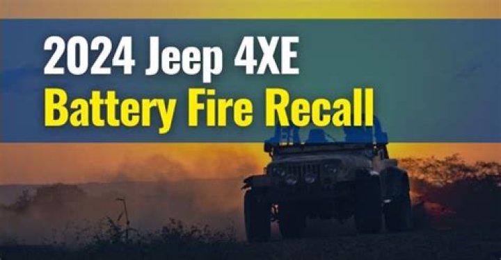 Jeep Wrangler 4xe has another battery recall over fire concerns