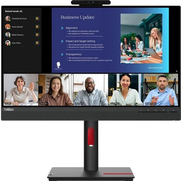 Lenovo's Latest ThinkVision Monitors Boast New Webcam Module