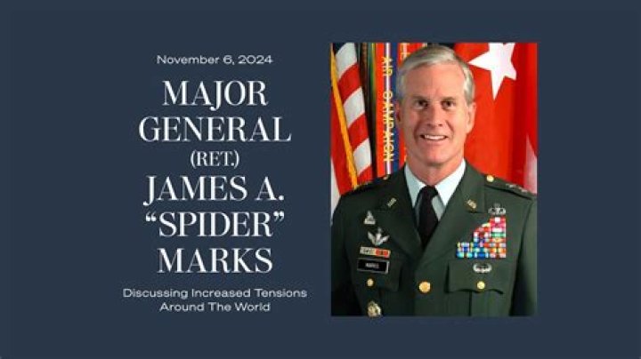 Who Is Major General James Spider Marks? Wikipedia Nickname, Age And Family