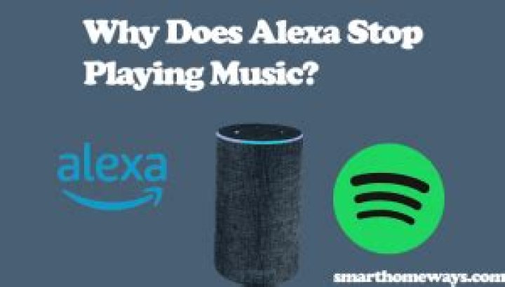 Why does Alexa stop playing music?